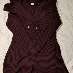 CAbi Regal Cardigan in Mulberry